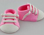 Baby decoration booties #2 pink