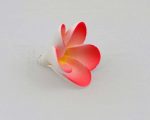 Single medium pink plumeria frangipani sugar flower