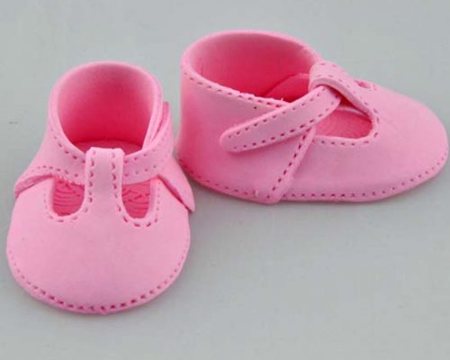 Baby shoes #1 pink sq