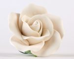 Large ivory rose gum paste flower