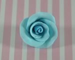 3 cm blue rose without wire