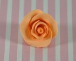 3 cm peach rose without wire