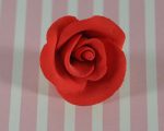 3 cm red rose without wire