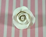 3 cm white rose without wire